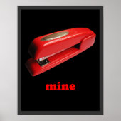 Stapler Mine Poster (Vorne)