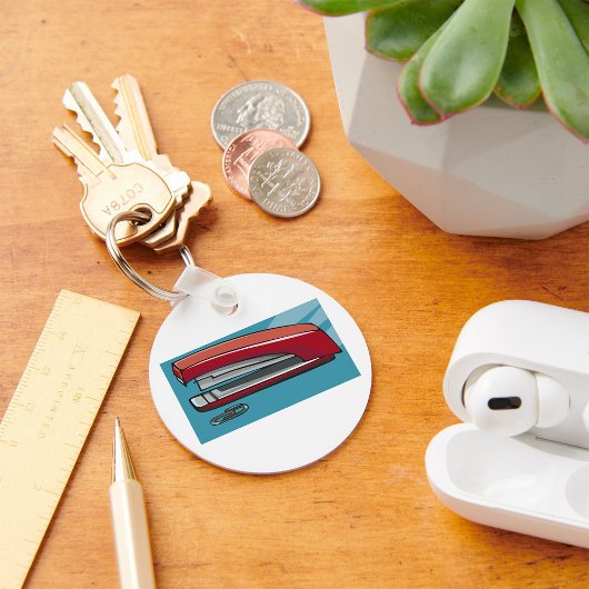 Stapler Schlüsselanhänger