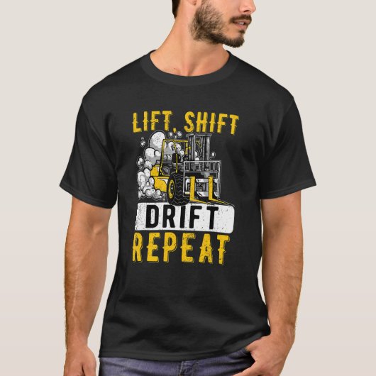 Stapler-Stapler-Forkstac des Staplers T-Shirt (Vorderseite)