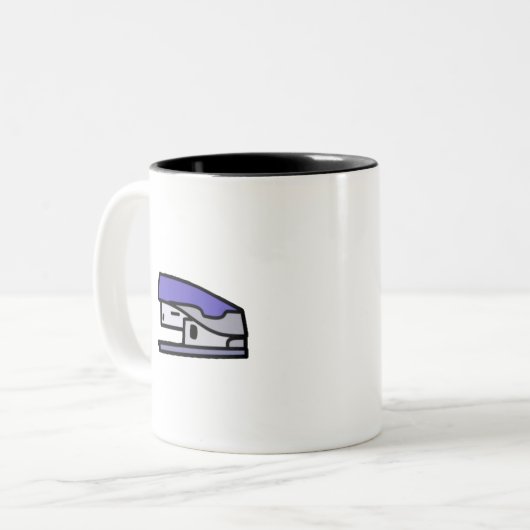 Stapler Zweifarbige Tasse (Vorderseite Links)