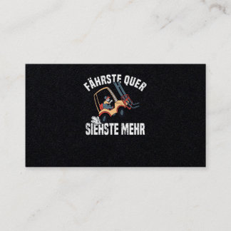 Staplertreiber Visitenkarte