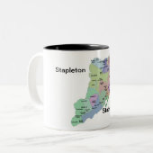 Stapleton, Staten Island ~ zwei tonen Tasse (Vorderseite Links)