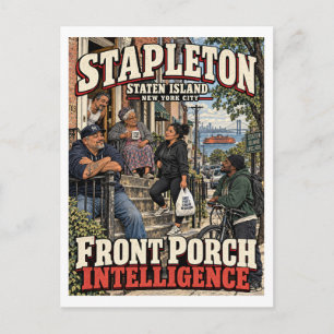 Stapleton Vordertreppe Intelligenz Postkarte
