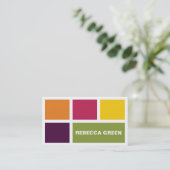 Staplungsblöcke - Art B Visitenkarte (Stehend Vorderseite)