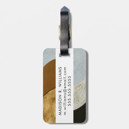 Staplungsmünzen II Gepäckanhänger (Rückseite vertikal)