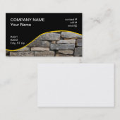 Staplungssteinwand Visitenkarte (Vorne/Hinten)