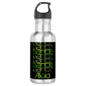 Staplungstanz Edelstahlflasche (Vorderseite)