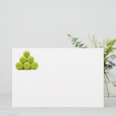 StaplungsTennisbälle Briefpapier (Stehend Vorderseite)