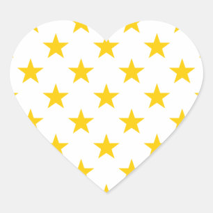 Star 1 Freesia Herz-Aufkleber