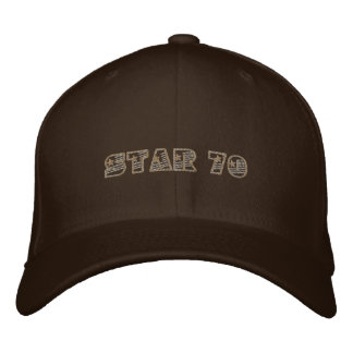 Star 70 Geboren 1970 Disco Gold Bestickte Kappe