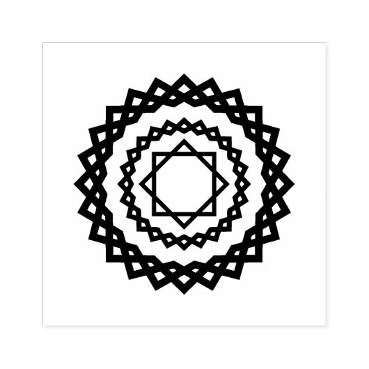 Star-Abbildung Gummistempel (Prägung)