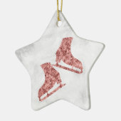 Star-Abbildung-Skaten-Ornament - Rose-Gold (weibli Keramik Ornament (Links)