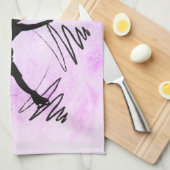 Star Abbildung Skater Handtuchhalterung schwarz li Geschirrtuch (Viertel Falte)