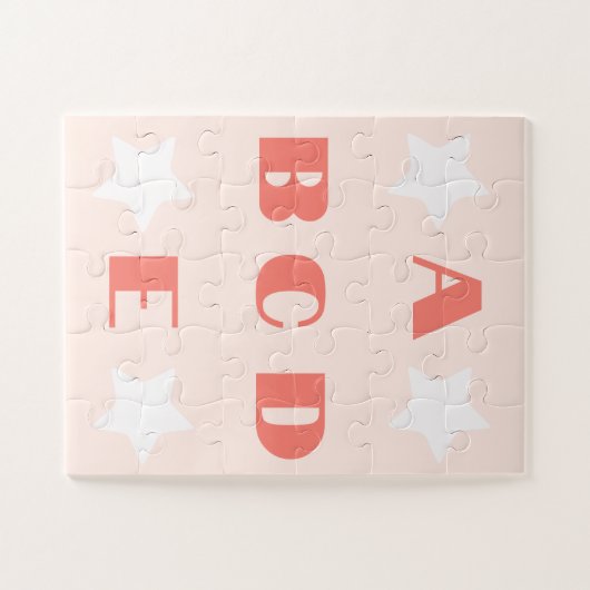 Star ABCDE Puzzle (Horizontal)