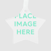 Star Acrylic Ornament (Rückseite)