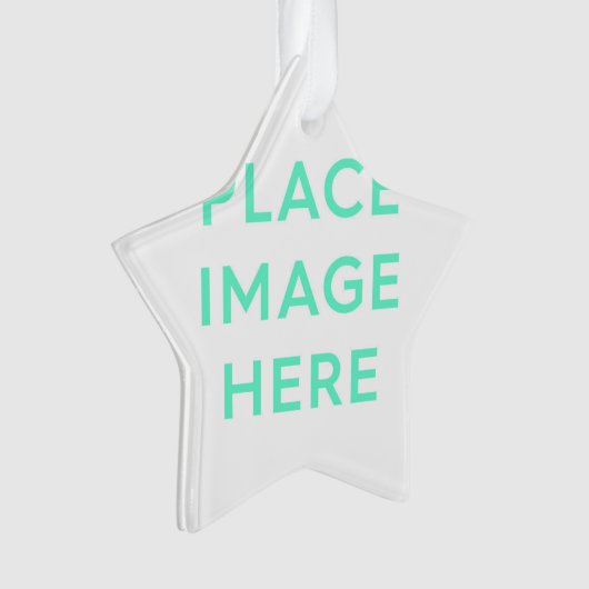 Star Acrylic Ornament (Vorderseite)