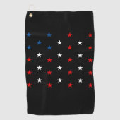 Star American Flag Golfhandtuch (Vorderseite)