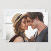 Star and Moon Celestial Save the Date with Photo (Rückseite)