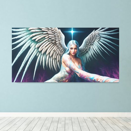 Star Angel Leinwanddruck (Insitu (Holzboden))