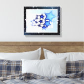 Star Art Wrapped Canvas Leinwanddruck (Insitu (Schlafzimmer))