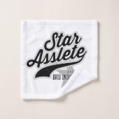 Star Asslete (Avid Indoorsman) Badhandtuch Set (Waschlappen)