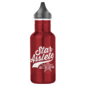 Star Asslete (Avid Indoorsman) Edelstahlflasche (Links)