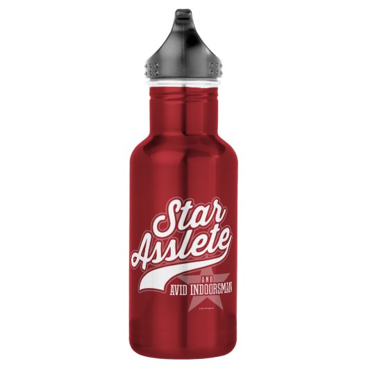 Star Asslete (Avid Indoorsman) Edelstahlflasche (Rechts)