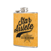 Star Asslete (Avid Indoorsman) Flachmann (Links)