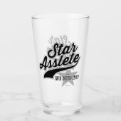 Star Asslete (Avid Indoorsman) Glas (Vorderseite)