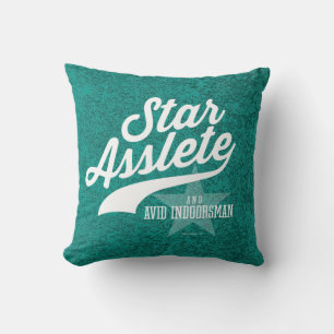 Star Asslete (Avid Indoorsman) Kissen