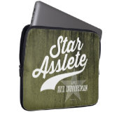 Star Asslete (Avid Indoorsman) Laptopschutzhülle (Vorne Rechts)