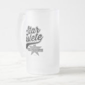 Star Asslete (Avid Indoorsman) Mattglas Bierglas (Vorderseite Links)