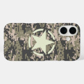Star auf Camouflage Pattern Case-Mate iPhone Hülle (Rückseite (Horizontal))