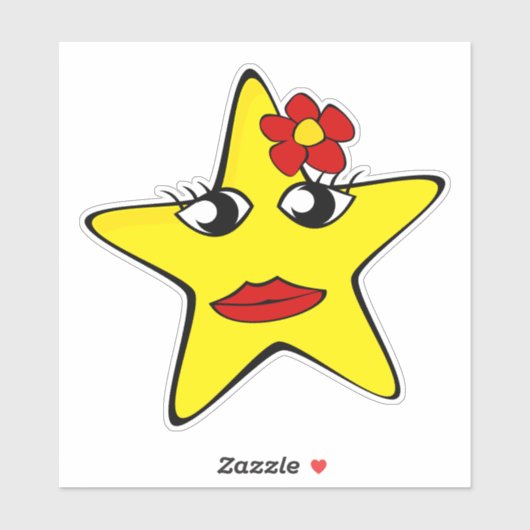 Star Aufkleber (Blatt)