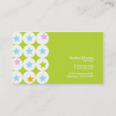 Star Baby Business Cards Visitenkarte (Rückseite)