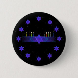 Star Bar Menorah Button