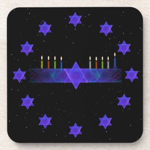 Star Bar Menorah Untersetzer