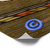 Star Beam Science Fiction Fantasy Art Poster (Ecke)