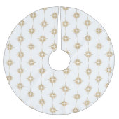 STAR BETHLEHEM Gemustert Polyester Weihnachtsbaumdecke (Vorderseite)