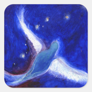 Star Bird 2012 Quadratischer Aufkleber