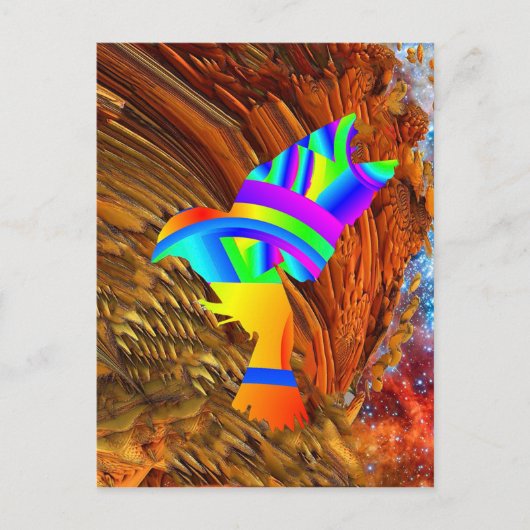 Star Bird Postcard Postkarte (Vorderseite)