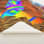 Star Bird Sherpa Blanket Sherpadecke (3/4)