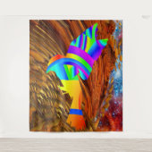 Star Bird Tapestry Wandteppich (Vorderseite)