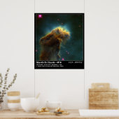 Star Birth Cloud M16 Hubble Telescope Foto Poster (Küche)