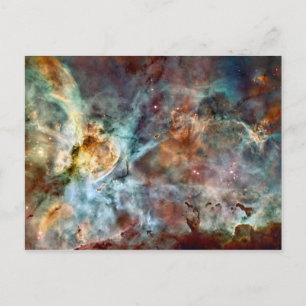 Star birth & death in the Carina Nebula Postkarte