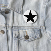 Star Black The MUSEUM Zazzle Geschenke Button (Beispiel)