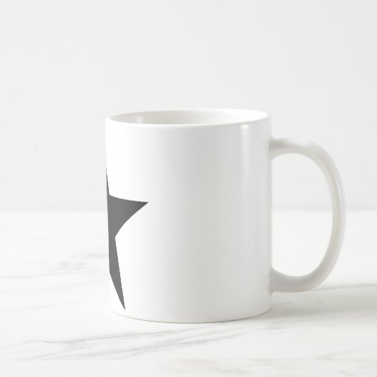 Star Black The MUSEUM Zazzle Geschenke Kaffeetasse (Rechts)