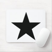 Star Black The MUSEUM Zazzle Geschenke Mousepad (Mit Mouse)