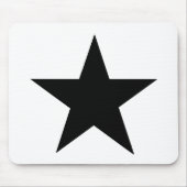 Star Black The MUSEUM Zazzle Geschenke Mousepad (Vorne)