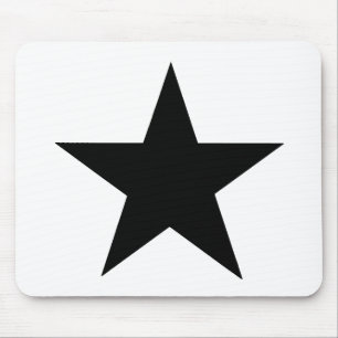 Star Black The MUSEUM Zazzle Geschenke Mousepad